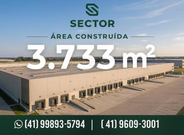 Comercial · 3732m² · Galpão Industrial para Locação • 3.732,80 m² • São José dos Pinhais - PR
