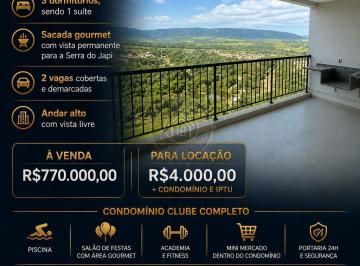 Apartamento · 85m² · 3 Quartos · 2 Vagas · Condomínio La Sierra - Apartamento A Venda no Condomínio La Sierra Medeiros Jundiaí