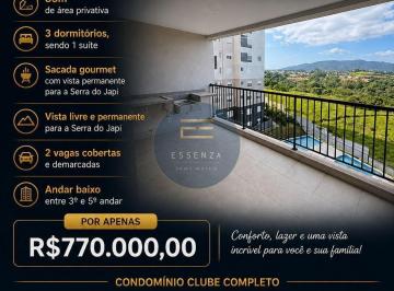 Apartamento · 85m² · 3 Quartos · 2 Vagas · Condomínio La Sierra - Apartamento A Venda no Condomínio La Sierra Medeiros Jundiaí