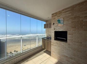 3ec81ed869e8a6eac8e97e1cc0c15c8bccea65fe · Apartamento PÉ NA AREIA com 2 dormitórios à venda, 69 m² por R$ 750.000 - Mirim - Praia Grande/SP