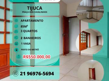 Apartamento de 3 quartos, Rio de Janeiro · Apartamento com 85 m² e 3 quartos à venda em Tijuca