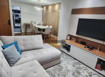 Sala · Apartamento com 3 dormitórios à venda, 97 m² por R$ 1.010.000,00 - Centro - Santo André/SP