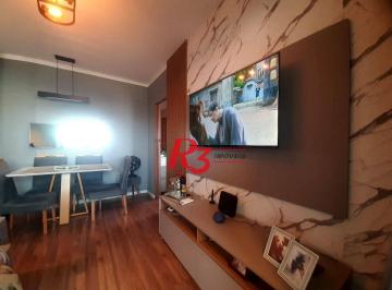 6013bb6615ff9723cbd8069f4c2c7610a615d60f · Apartamento com 1 dormitório à venda, 42 m² por R$ 456.000,00 - Macuco - Santos/SP