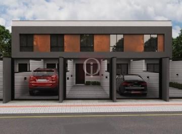Foto 01 · Sobrado geminado novo no bairro Itaum em Joinville/SC, com possibilidade de entrada parcelada.