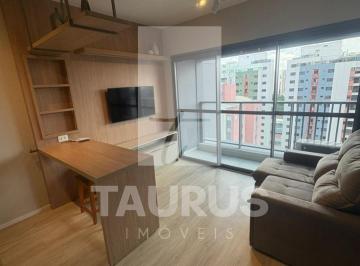 Foto 01 · Apartamento mobiliado para alugar com 1 quarto, 34m², em Moema, São Paulo-SP