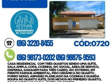 Foto 01 · Casa, Sete Estrelas, Teresina, PI