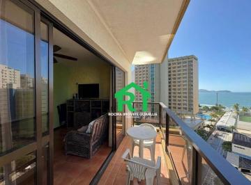 Sacada · Apartamento à beira mar com 2 quartos (1 suíte), 1 vaga à venda em Jardim Astúrias, Guarujá