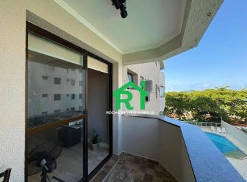 Sacada · Apartamento à beira mar com 2 quartos (1 suíte), 1 vaga e lazer à venda no Tombo, Guarujá