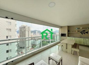 Varanda Gourmet · Apartamento à beira mar com 3 quartos (1 suíte), 3 vagas e lazer à venda em Jardim Astúrias, Guarujá