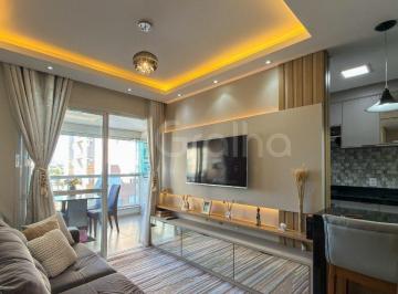 1 - Sala de estar · Apartamento de 97,37 m² com 3 quartos sendo 1 suíte em Barreiros