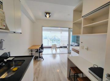 Apartamento · 38m² · 1 Quarto · 1 Vaga · Locação Brooklin 1 dorm. andar alto mobiliado, 1 vaga