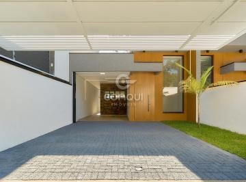 Casa · 115m² · 4 Quartos · 3 Vagas · Casa Térrea Moderna com 4 Quartos e Gramado