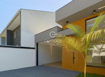 Casa · 115m² · 4 Quartos · 3 Vagas · Casa Térrea Moderna com 4 Quartos e Gramado