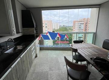 Apartamento · 122m² · 3 Quartos · 2 Vagas · Premium Tamboré - 122 m2, 3 dorms, 2 vagas, varanda gourmet