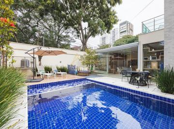 Casa · 386m² · 4 Quartos · 3 Vagas · CASA EM CONDOMÍNIO NO ALTO DA BOA VISTA - 4 DORM - 3 SUITES- AREA GOURMET- SAUNA - PISCINA- JARDIM