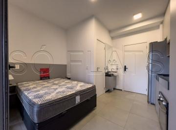 Apartamento · 24m² · 1 Quarto · Studio moderno na Liberdade com varanda envidraçada e rooftop incrível