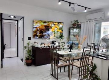 Apartamento · 77m² · 2 Quartos · 1 Vaga · Prédio Frente Mar-Apartamento 2 dormitórios (1 suíte) com varanda gourmet e vista mar – 76,70 m², 1
