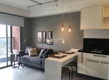Apartamento · 36m² · 1 Quarto · 1 Vaga · Apartamento no Jardim Paulista, com 1 dormitório e vaga de garagem, sacada em toda extensão com fart