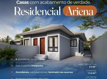 Casa · 65m² · 3 Quartos · 1 Vaga · Excelente Casa com 3 Quartos (1 Suíte) na Guarda do Cubatão em Palhoça/SC: ACEITA FINANCIAMENTO!