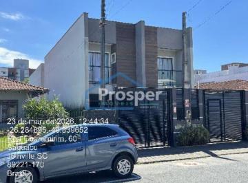 Casa · 104m² · 2 Quartos · 1 Vaga · Oportunidade Casa geminada 2 quartos no Bairro Saguaçu em Joinville-SC.