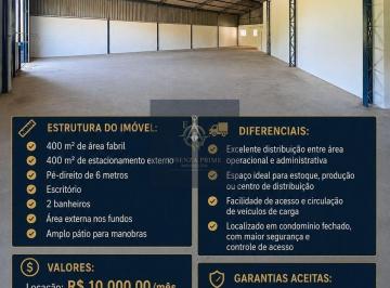 Comercial · 400m² · Galpão Industrial para locação Divisa Jordanésia Franco da Rocha