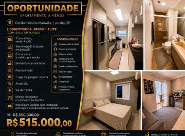 Apartamento · 61m² · 3 Quartos · 1 Vaga · Go Maraville - Apartamento a Venda no Condomínio Go Maraville Jundiaí