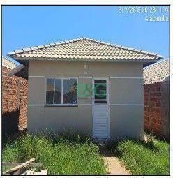 a665ba0d40aff60b2223afa668d45b92d8f02358 · Casa com 1 dormitório à venda, 44 m² por R$ 74.146,96 - Parque Industrial Antonio Xavier Co - Araçat