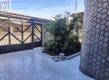 Foto 01 · Casa para locação em Praia Grande-SP, bairro Ocian: 3 quartos, 1 suíte, 2 salas, 3 banheiros, 7 vaga