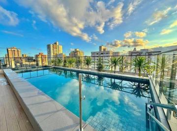 Apartamento · 82m² · 2 Quartos · 1 Vaga · Locação Guilhermina ! R$ 3.800 Pacote - Novo 2Dorm,1Suíte, Varanda Gourmet,1Vaga