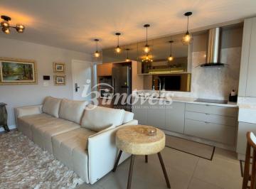 Apartamento · 77m² · 2 Quartos · 1 Vaga · Apartamento totalmente mobiliado para locação anual, 2 quartos (2 Suítes), 1 vaga, condomínio Atmos 