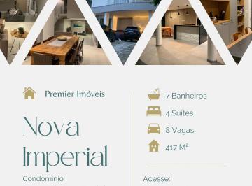 Casa · 417m² · 4 Quartos · 8 Vagas · CASA A VENDA NO CONDOMINIO RESERVA DA SERRA EM MEDEIROS