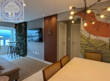 Apartamento · 59m² · 1 Quarto · 1 Vaga · Venda Apartamento Praia Grande - Apartamento com 1 dormitório à venda, todo mobiliado e automatizado