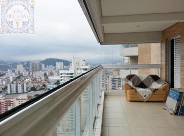 Apartamento · 109m² · 2 Quartos · 2 Vagas · Apartamento alto padrão com 2 suítes e Varanda Gourmet na Praia do Gonzaga em Santos / SP