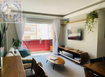 Apartamento · 98m² · 2 Quartos · 1 Vaga · Venda Apartamento Santos SP - mAr dOce lAr frente rua com varanda com churrasqueira a 1 quadra (150m