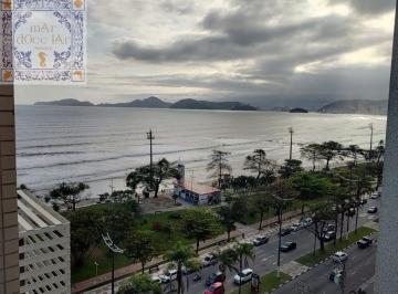 Apartamento · 70m² · 1 Quarto · 1 Vaga · Venda Apartamento Santos SP - mAr dOce lAr na avenida da praia com Vista Mar em andar alto na Apare