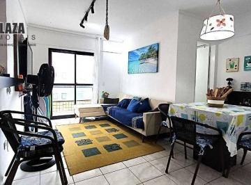 Apartamento · 49m² · 1 Quarto · 1 Vaga · Apartamento 1 Dormitório Mobiliado com Vista para o Mar no Jardim Real/Praia Grande - R$290.000,00