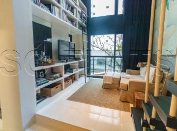 Apartamento · 65m² · 1 Quarto · 1 Vaga · Flat em Itaim Bibi, São Paulo/SP de 65m² 1 quartos para locação R$ 4.700,00/mes