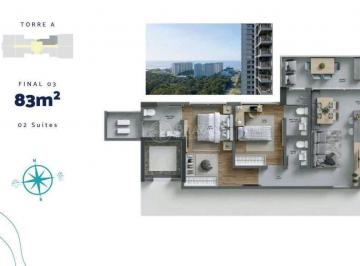 Apartamento de 2 quartos, Itajaí · Apartamento em Praia Brava, Itajaí/SC de 82m² 2 quartos à venda por R$ 1.600.000,00