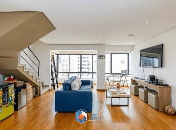 Apartamento · 210m² · 2 Quartos · 3 Vagas · Cobertura em Brooklin Paulista, São Paulo/SP de 210m² 2 quartos à venda por R$ 2.350.000,00
