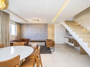 Apartamento · 150m² · 3 Quartos · 2 Vagas · APARTAMENTO DUPLEX NO ÁGUA VERDE, IMÓVEL COM MÓVEI