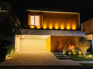 Foto 01 · Luxuosa casa em condomínio à venda em Franca-SP, Residencial Olivito, com 4 quartos, 4 suítes, 3 sal