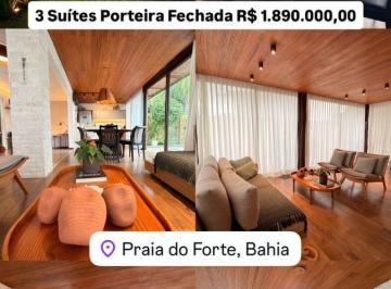 Casa de 3 quartos, Açu da Torre · Casa a venda 3 suítes PORTEIRA FECHADA no condomínio Alto da Enseada em Praia do Forte