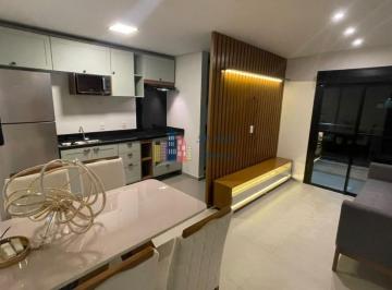 Foto 01 · Apartamento Nunca Habitado MOBILIADO com 1vaga, 41m², Locação R$ 4.600,00 + Despesas - Condomínio Fi