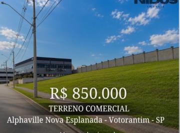 Foto 01 · Terreno Comercial de 455m² em Condomínio de Alto Padrão em Alphaville Nova Esplanada 3, Votorantim-S