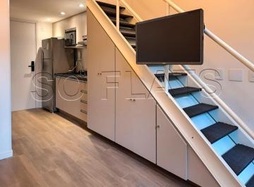 Apartamento · 30m² · 1 Quarto · Studio duplex com mezanino na Vila Mariana, moderno e pronto para morar