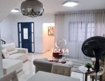 9159ddc1572a2873a0f413e44ab49d07dfc5628b · Sobrado com 3 dormitórios à venda, 205 m² por R$ 799.000,00 - Parque das Nações - Santo André/SP