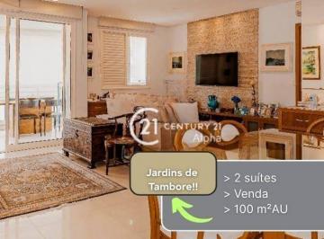 08c669152f62f9e6578bc445121ff311b4d97912 · Apartamento com 2 dormitórios à venda, 100 m² por R$ 1.280.000,00 - Tamboré - Santana de Parnaíba/SP