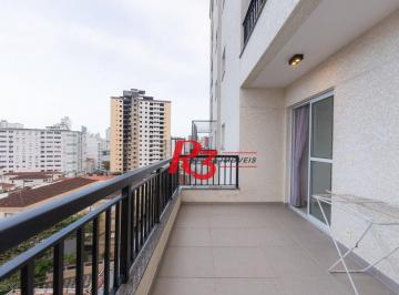 95ce8435e3e200dbee310333a0971a4d58d21bd3 · Apartamento com 2 dormitórios para alugar, 90 m² por R$ 5.354,42/mês - Marapé - Santos/SP