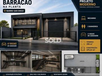 fef3d9f8650c12a2d9fa15300123542d41bbf5c7 · Barracão à venda, 375 m² por R$ 2.200.000 - Residencial San Diego - Franca/SP