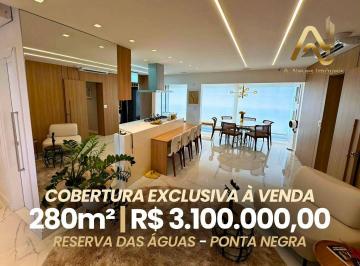 1fad5d776182ace5bab305ffae1918a1dbdc1cfb · COBERTURA COM VISTA 360° E 3 SUÍTES - Reserva das Águas, Ponta Negra